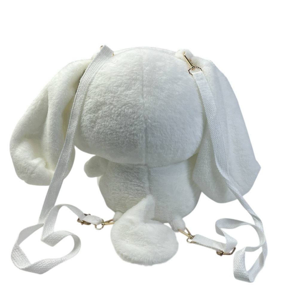 Kawaii Plush Cinnamonroll Crossbody Bag White Pink Bow Fulla Guvv Cute Purse - Picture 3 of 7
